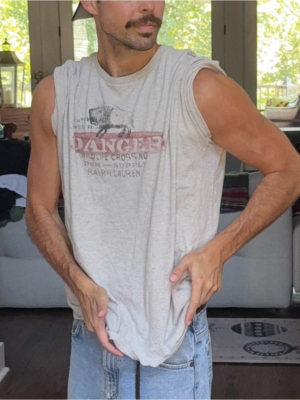 Ralph Lauren D&S Buffalo Graphic Tee L 🦬